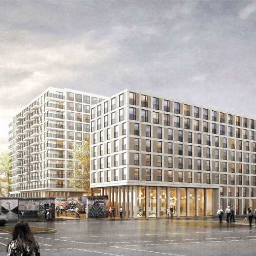 Hotel und Wohnbebauung am Stralauer Platz © Winking · Froh Architekten
